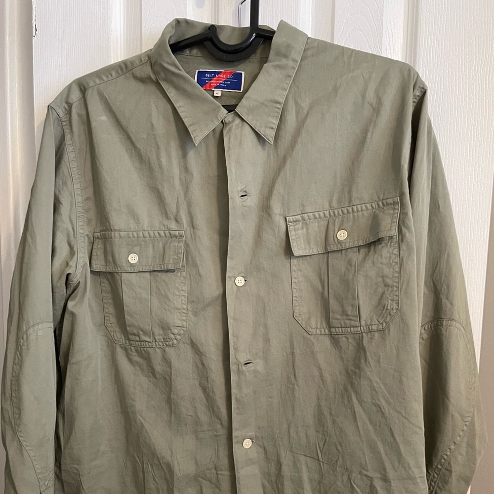 Best Made XL camp shirt olive green